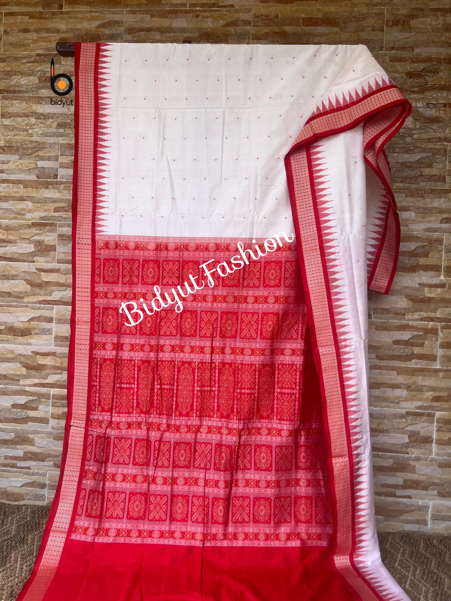 Odisha handloom Bomkai Silk Saree