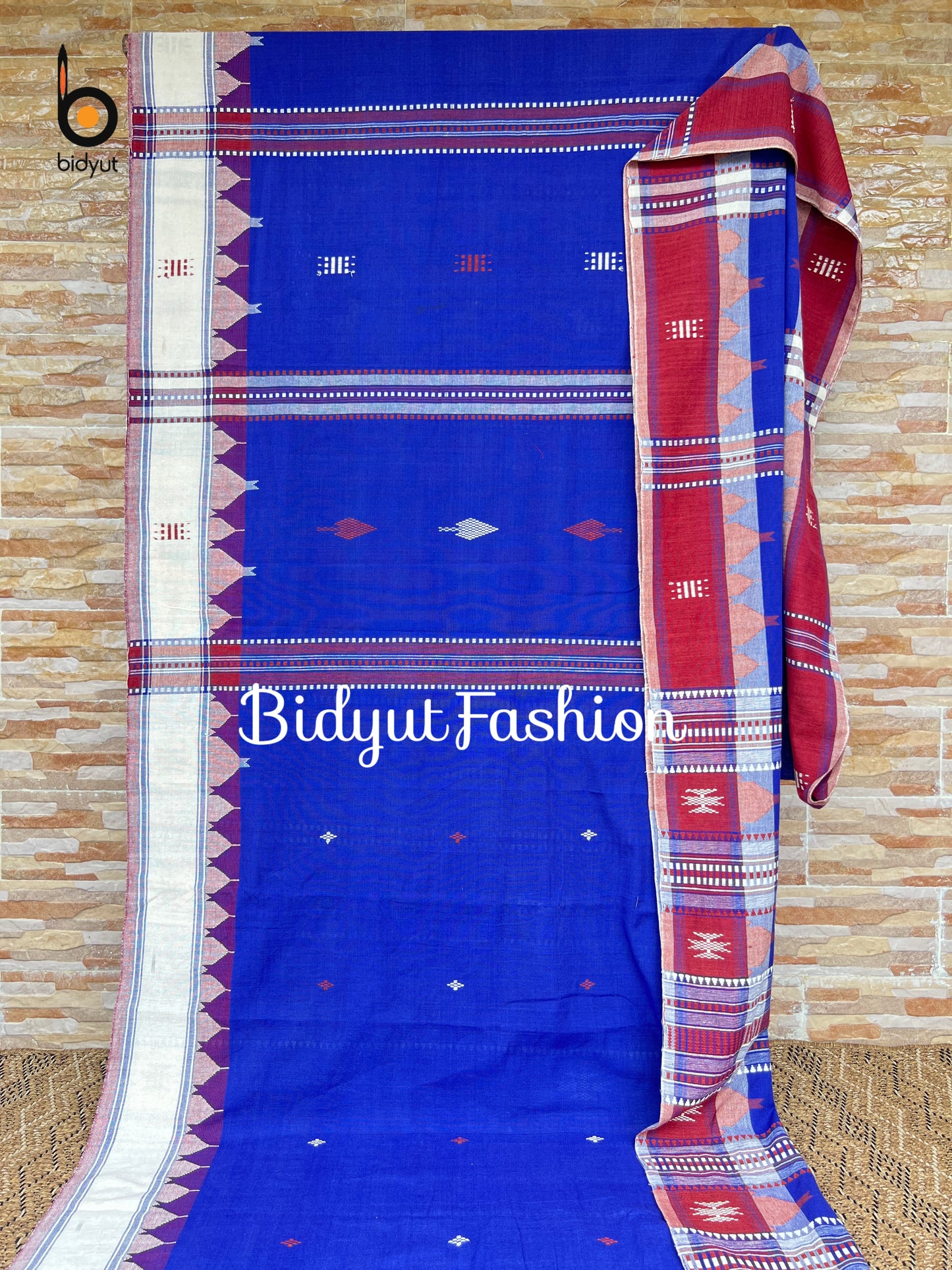 Handloom of Odisha Kotpad Tribal Cotton Saree in Indigo color