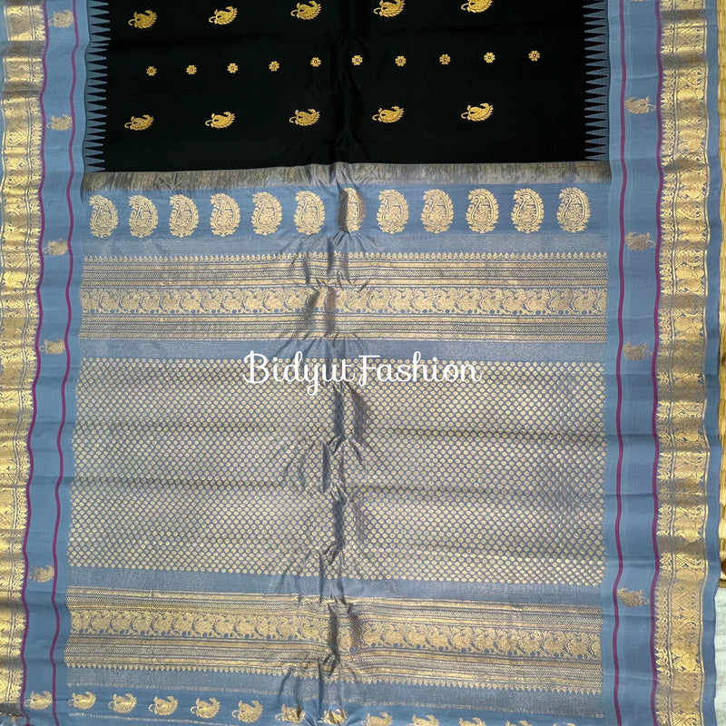 Gadwal handloom Pure Silk Saree - Bidyut Fashion