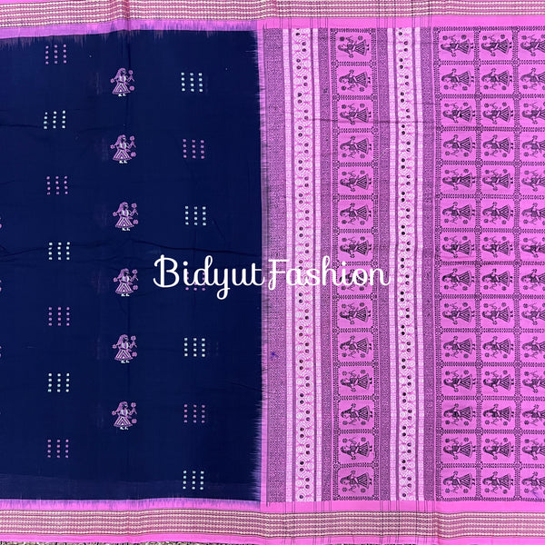 Odisha handloom Bomkai Cotton Saree
