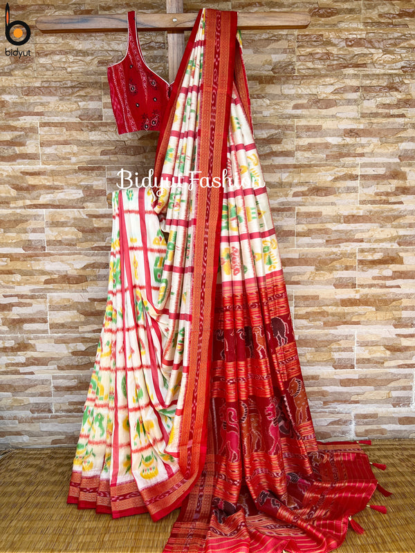Odisha handloom|Nuapatna|Khandua|Sambalpuri| Nabakothi Ikat silk saree