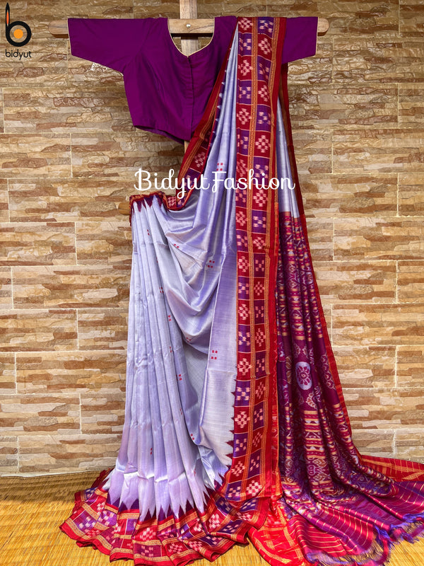 Odisha handloom Nuapatna Ikat Silk Saree - Bidyut Fashion