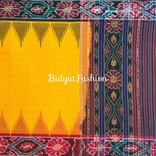 Odisha handloom Ikat Cotton Saree