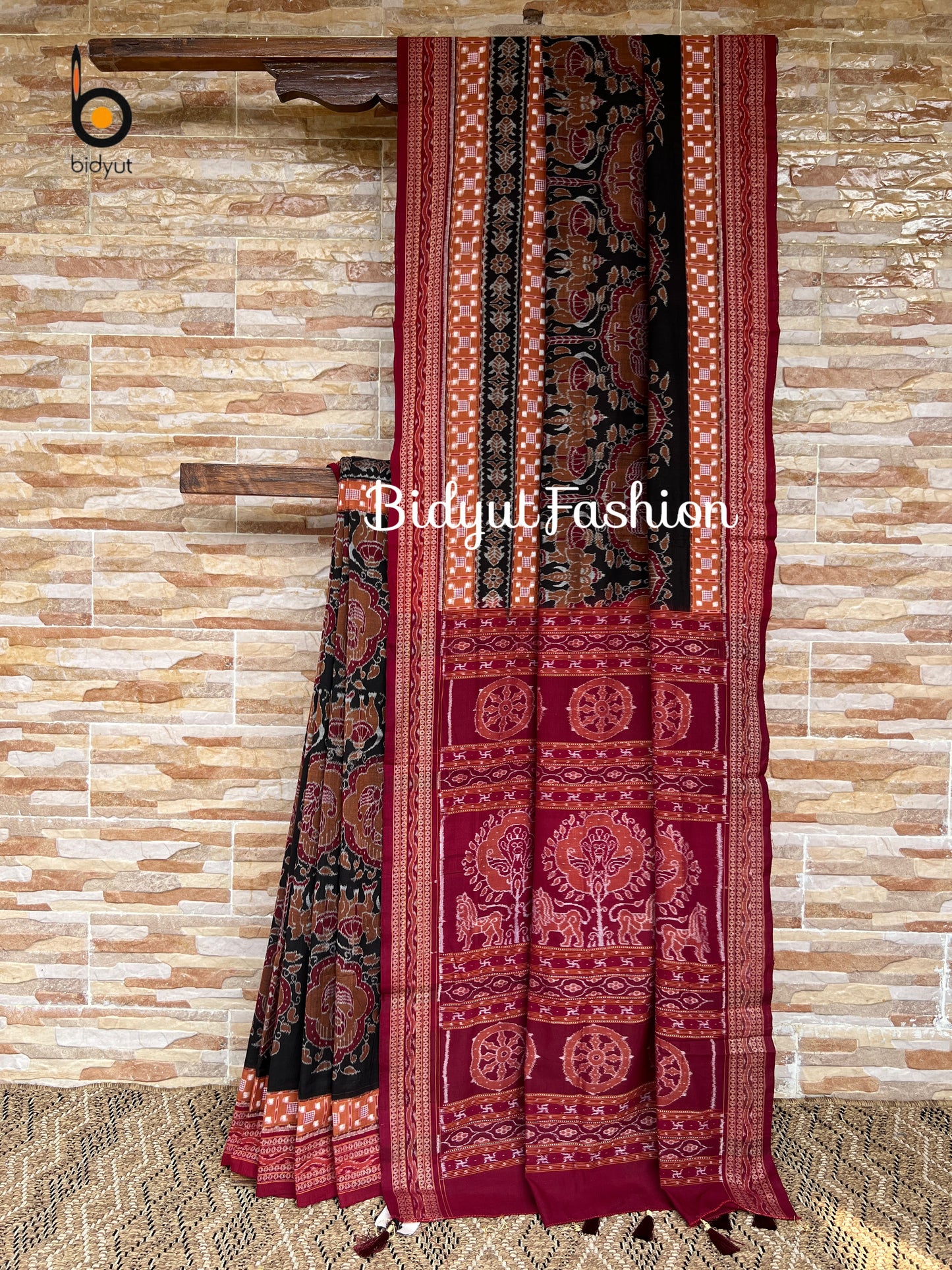 Odisha handloom Sambalpuri Ikat Cotton Saree