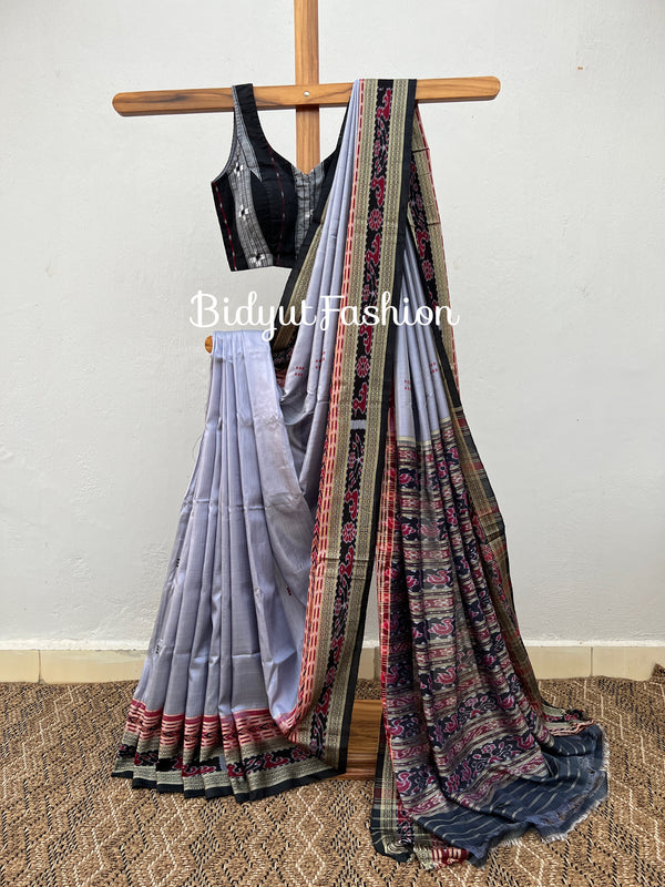 Odisha handloom Nuapatna | Khandua|Sambalpuri Ikat Silk Saree - Bidyut Fashion