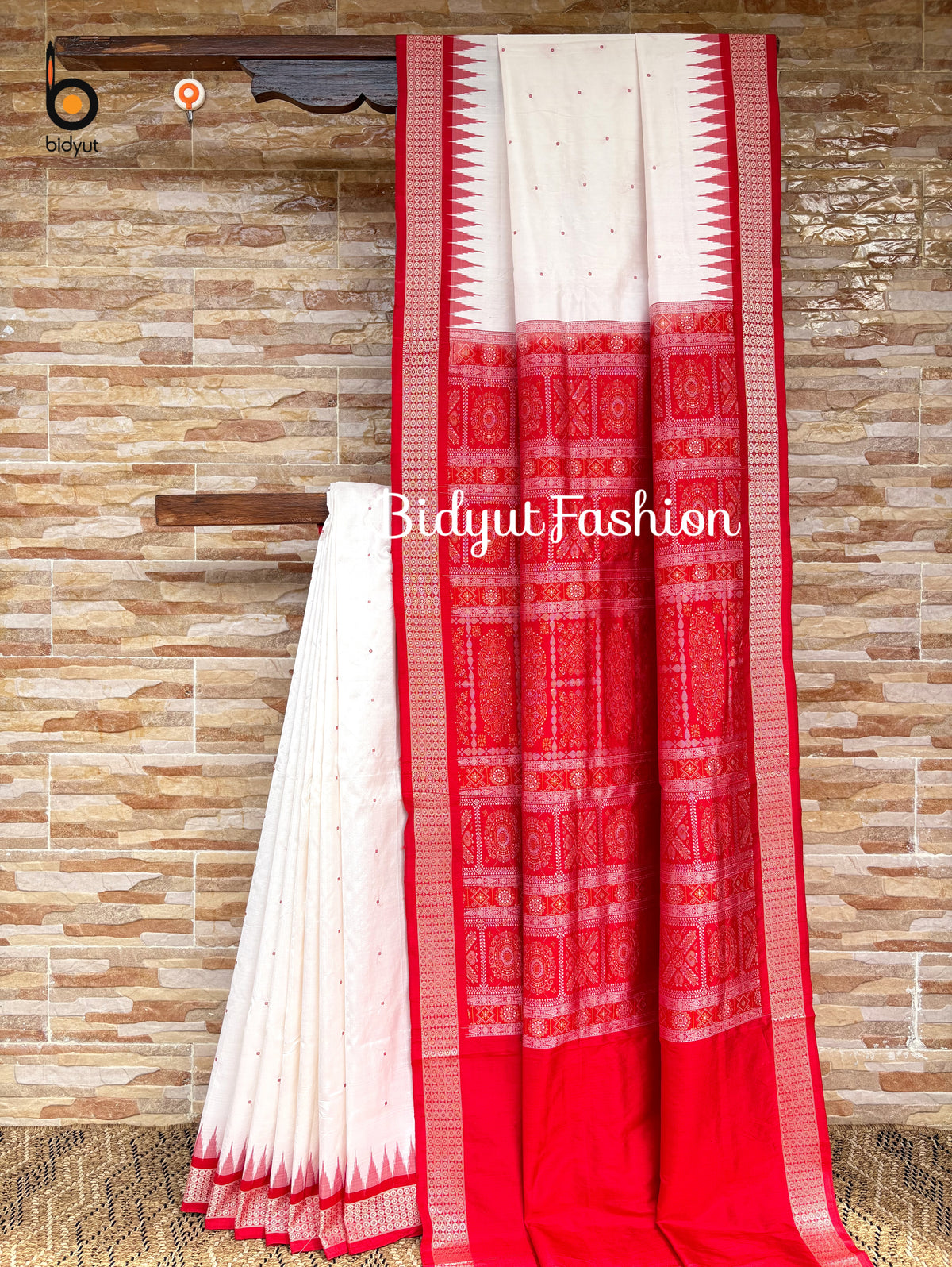 Odisha handloom Bomkai Silk Saree