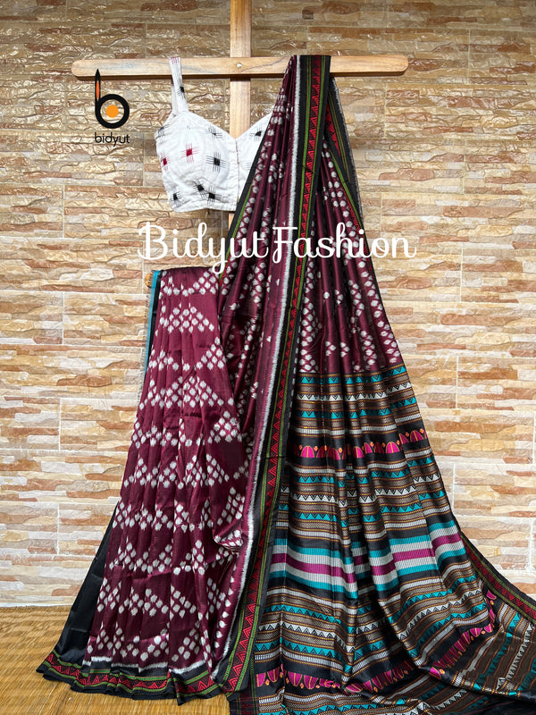 Odisha handloom| Dongria design| Nuapatna Ikat Silk Saree