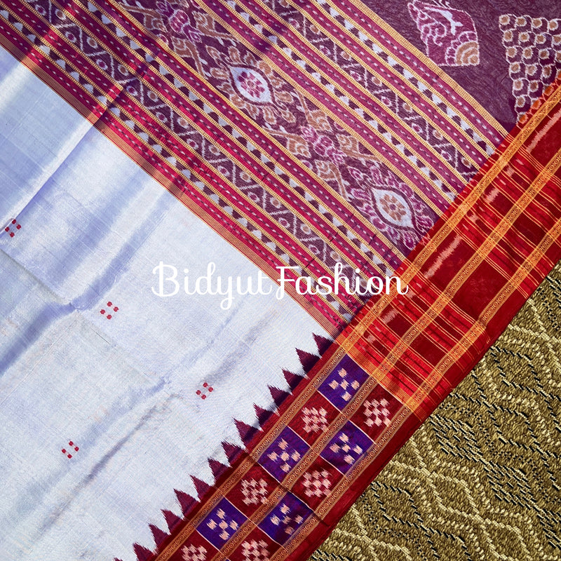 Odisha handloom Nuapatna Ikat Silk Saree