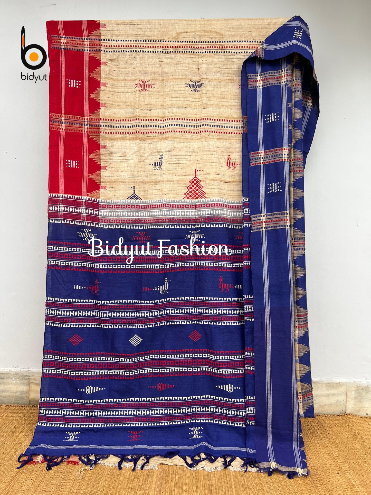 Odisha handloom Kotpad natural dye Tussar saree