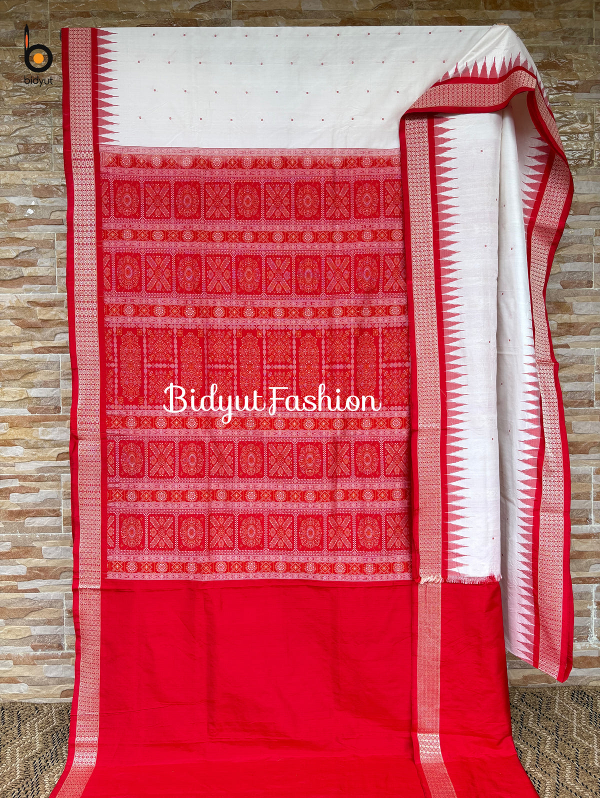 Odisha handloom Bomkai Silk Saree