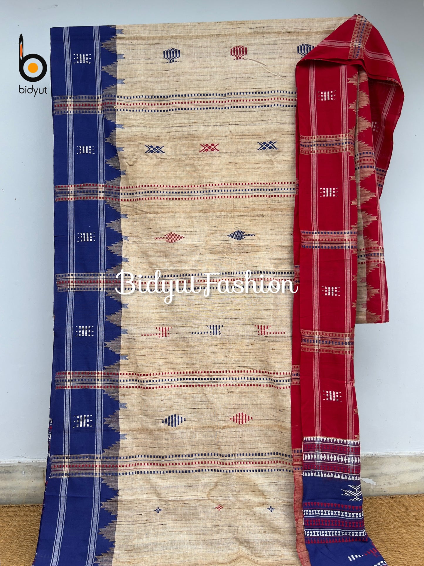 Odisha handloom Kotpad natural dye Tussar saree