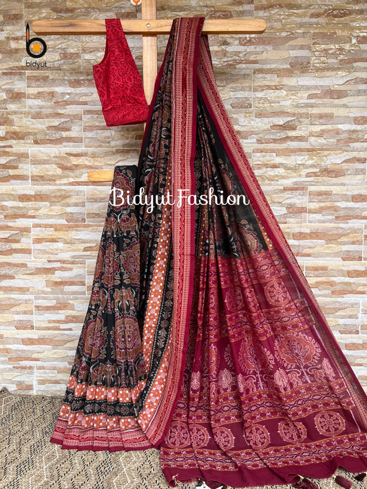 Odisha handloom Sambalpuri Ikat Cotton Saree