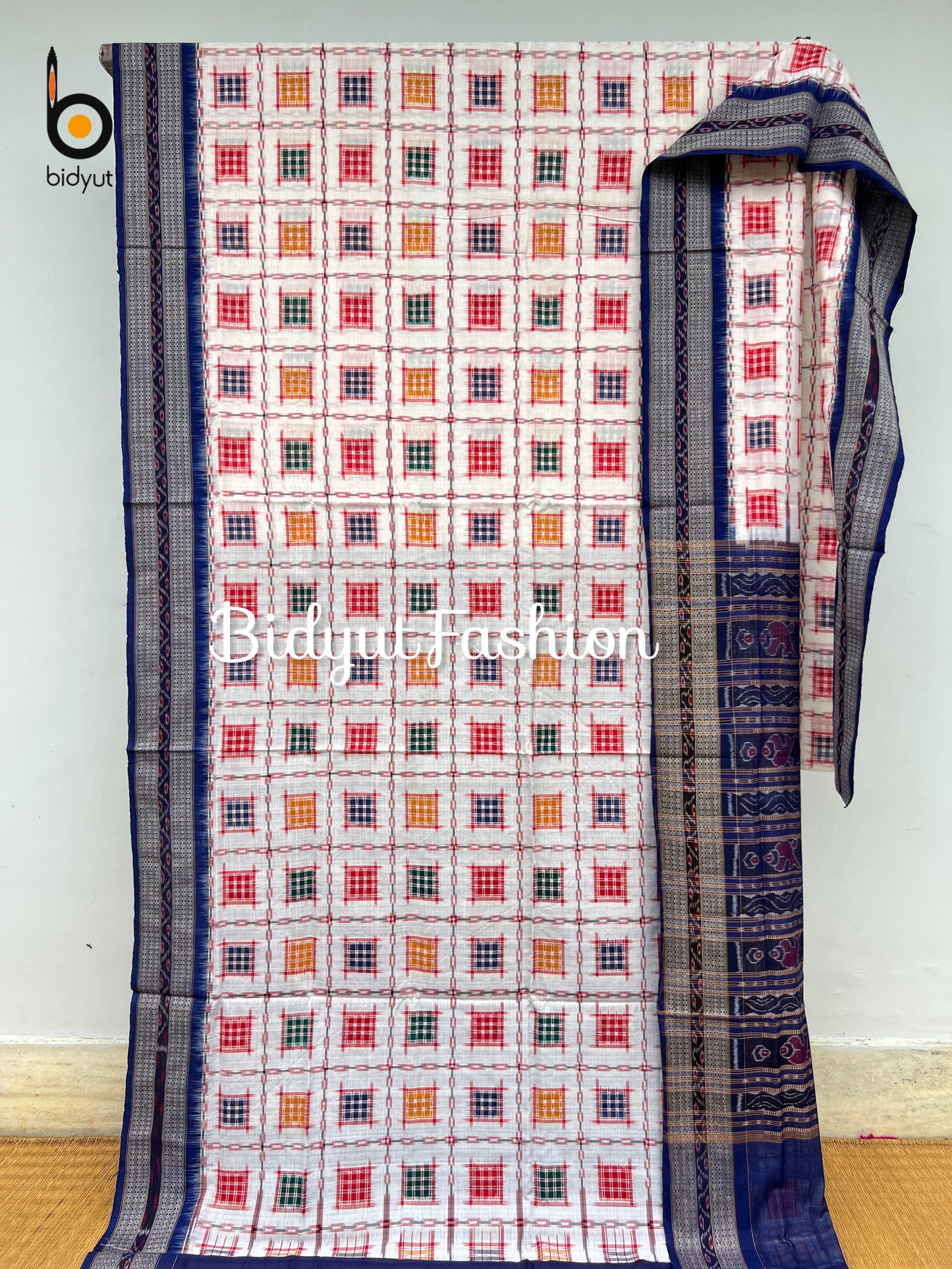 Odisha handloom Ashwini Double Ikat Sambalpuri Cotton Saree
