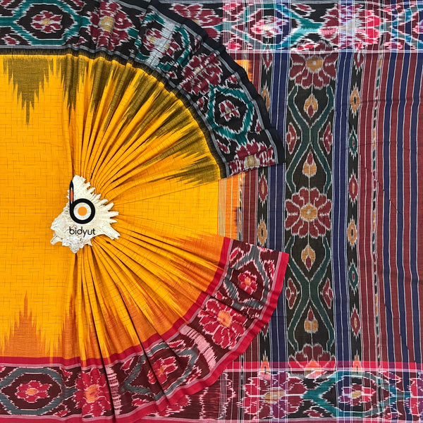 Odisha handloom Ikat Cotton Saree