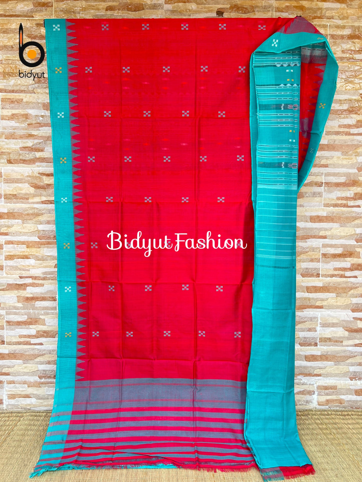 Odisha Handloom Sambalpuri Ikat Bapta Silk Cotton Saree