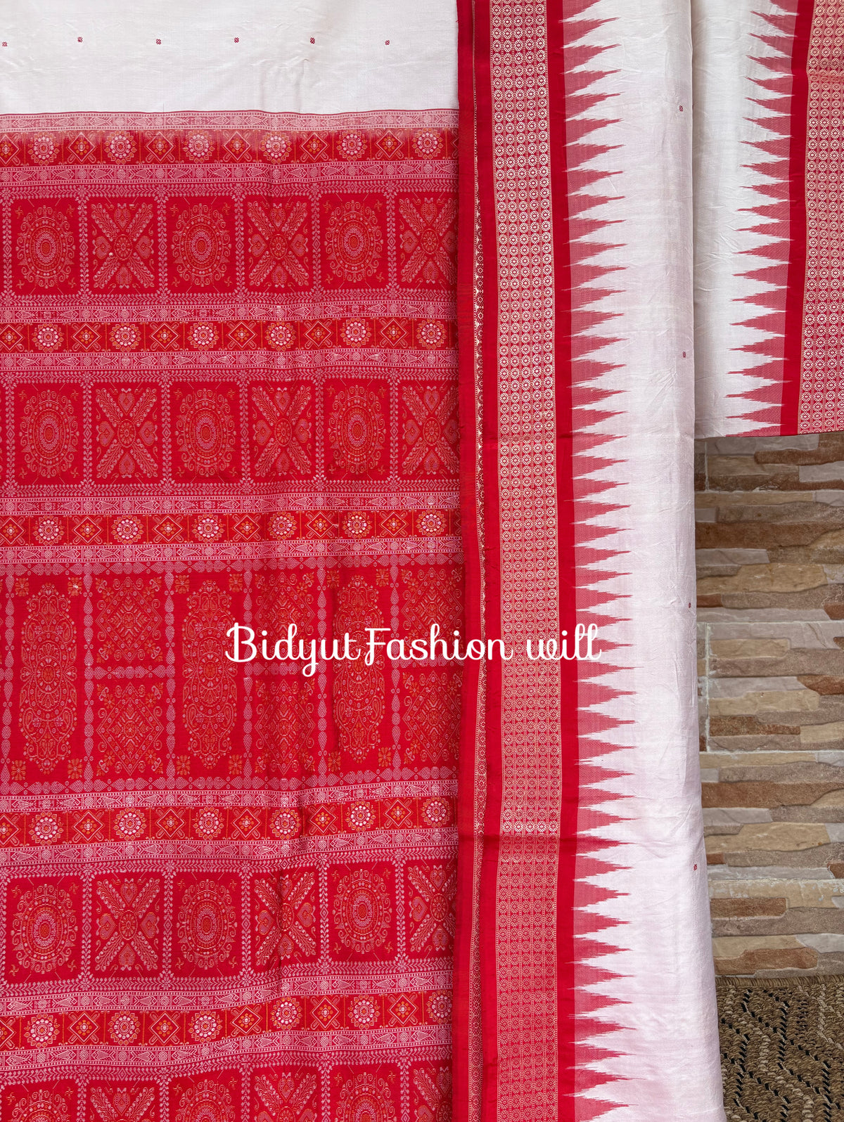 Odisha handloom Bomkai Silk Saree
