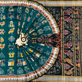 Green Nabakothi | Nuapatna Ikat Khandua Sarees | Odisha Handloom Collection at Bidyut Fashion House