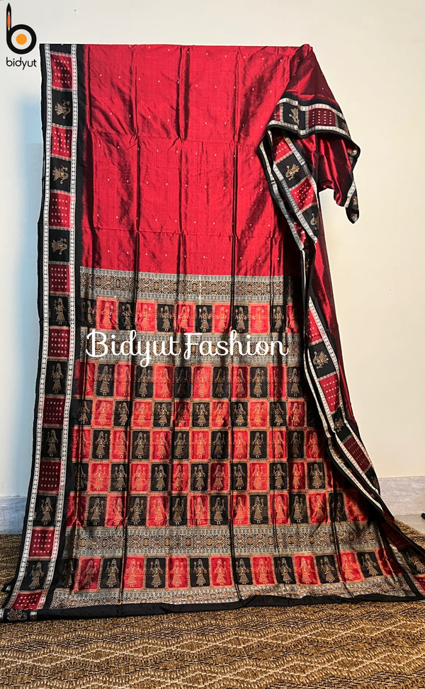 Odisha handloom Bomkai Silk Saree