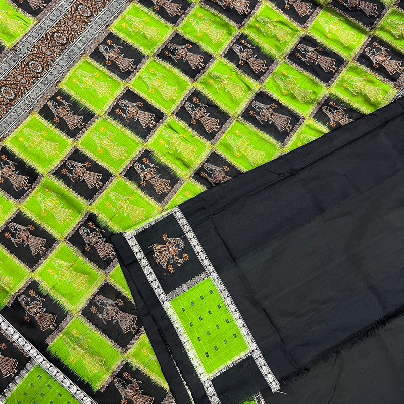 Odisha handloom Bomkai Silk Saree