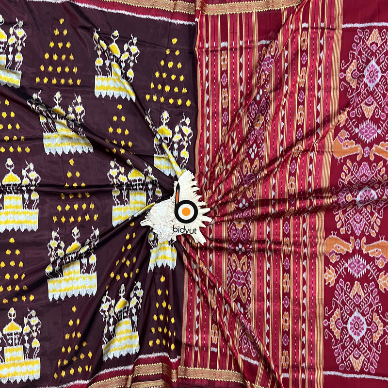 Odisha handloom Nuapatna | Khandua Ikat  Silk Saree