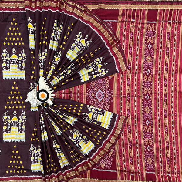 Odisha handloom Nuapatna | Khandua Ikat  Silk Saree