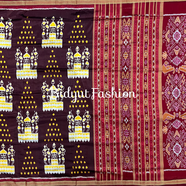 Odisha handloom Nuapatna | Khandua Ikat  Silk Saree