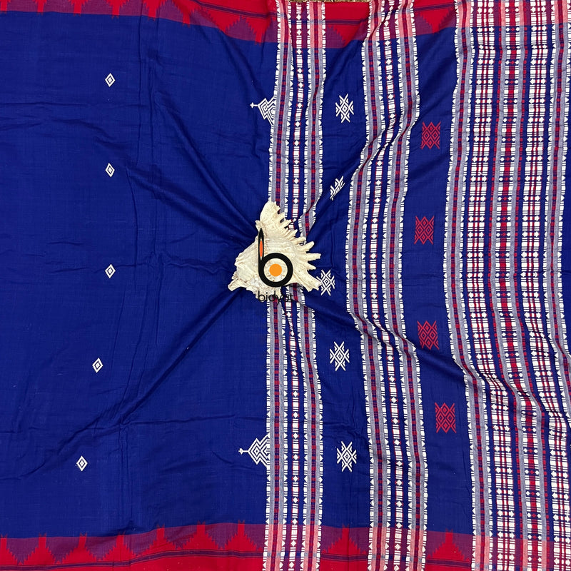 Odisha handloom Kotpad natural dye cotton saree - Bidyut Fashion