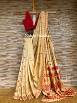 Assam handloom Tussar silk saree 1