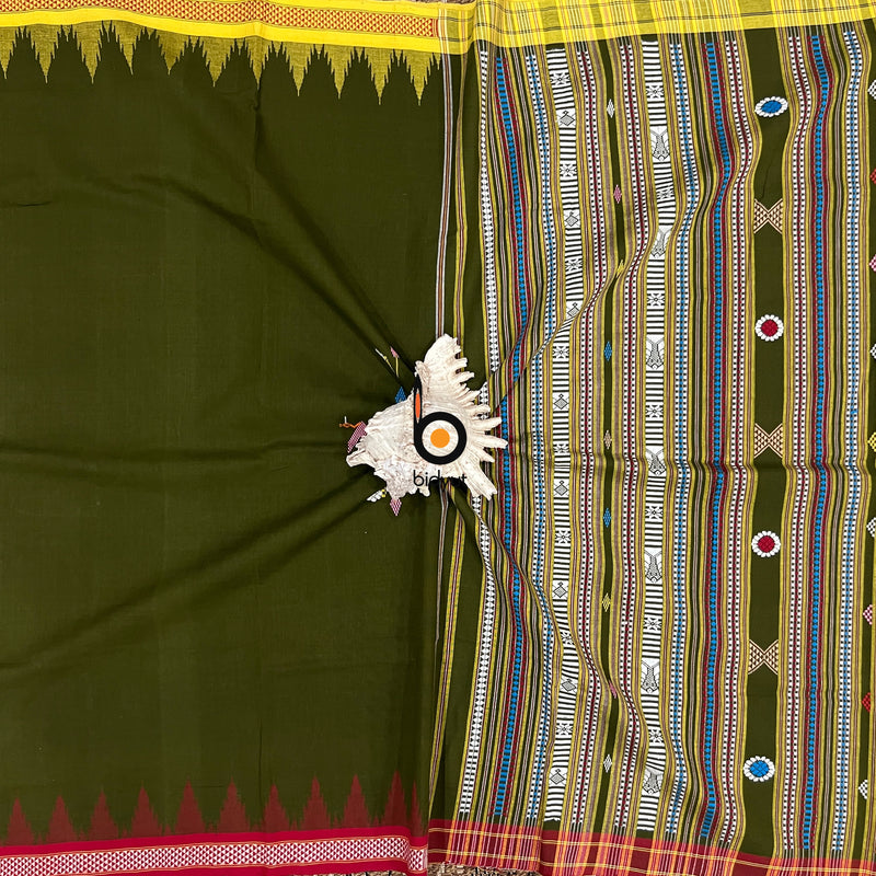 Odisha handloom Ganjam Bomkai Cotton Saree