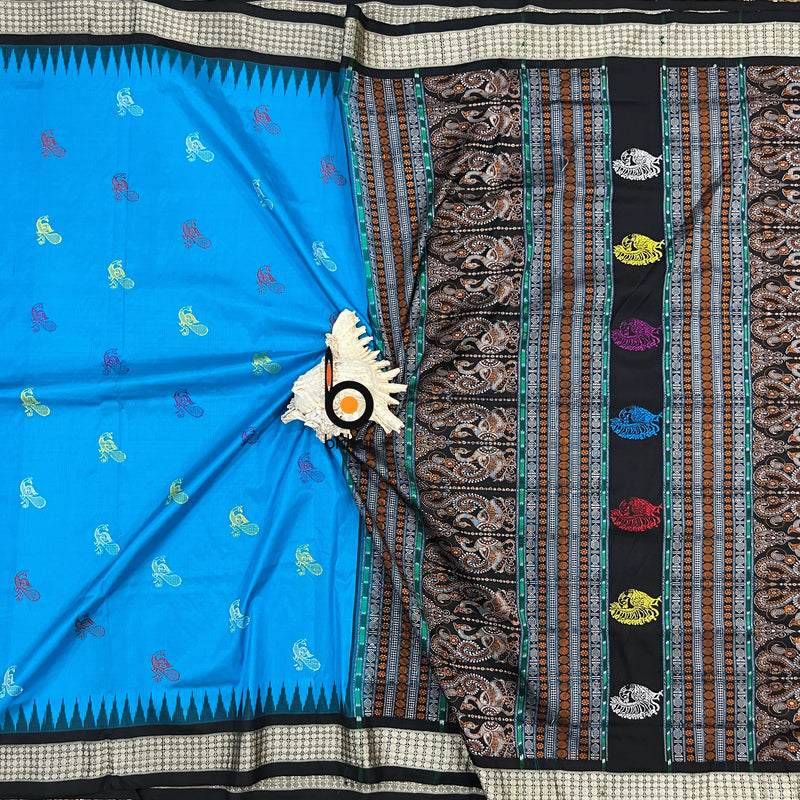 Odisha handloom Bomkai Silk Saree