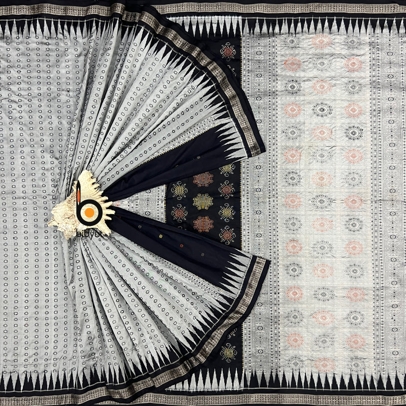 Odisha handloom Bomkai Silk Saree