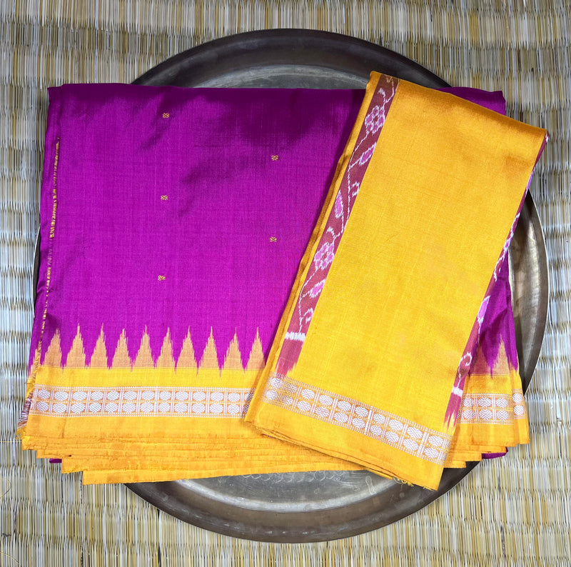 Odisha handloom Sambalpuri Ikat Silk Saree