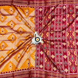Odisha handloom Taraballi Nuapatna | Khandua Ikat Silk Saree