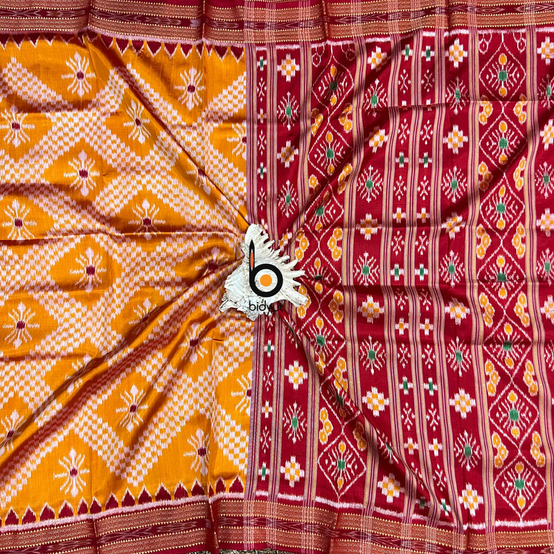Odisha handloom Taraballi Nuapatna | Khandua Ikat Silk Saree