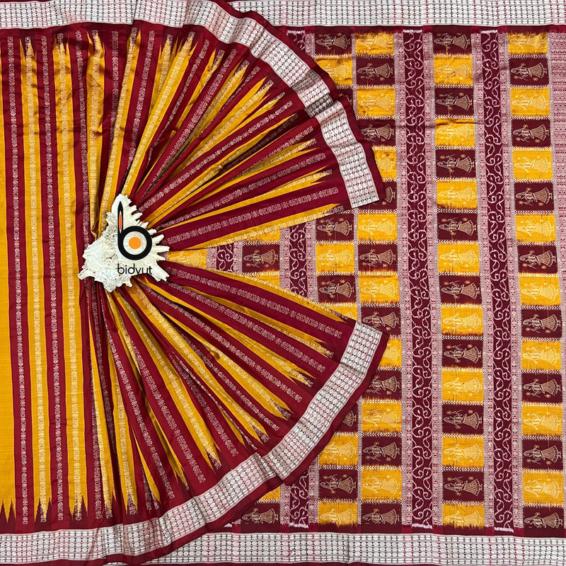 Odisha handloom Bomkai Silk Saree