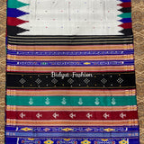 Odisha Handloom Grey color Double Pall Phoda Kumbha Ikat Berhampuri Silk Saree | Bidyut Fashion House