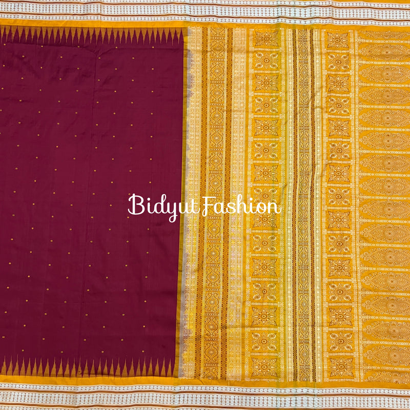 Odisha handloom Bomkai Silk Saree