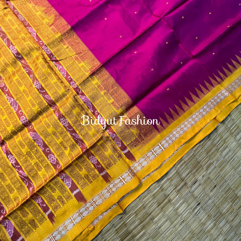 Odisha handloom Sambalpuri Ikat Silk Saree - Bidyut Fashion