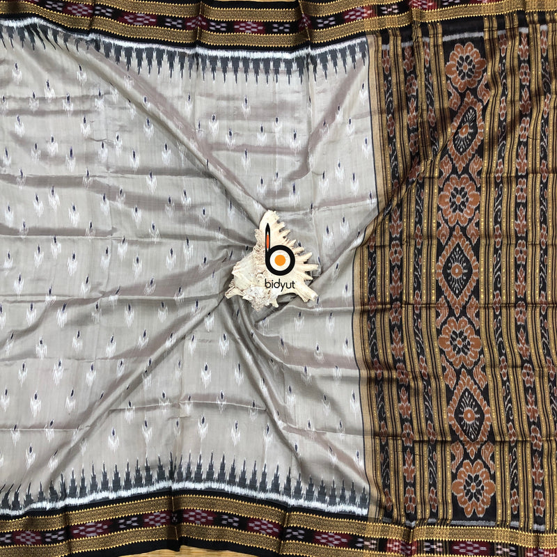 Exquisite Odisha Handloom Nuapatna | Khandua Ikat Silk Saree - Timeless Elegance by Bidyut Fashion House
