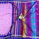 Odisha Handloom purple color Double Pall Phoda Kumbha Ikat Berhampuri Silk Saree | Bidyut Fashion House