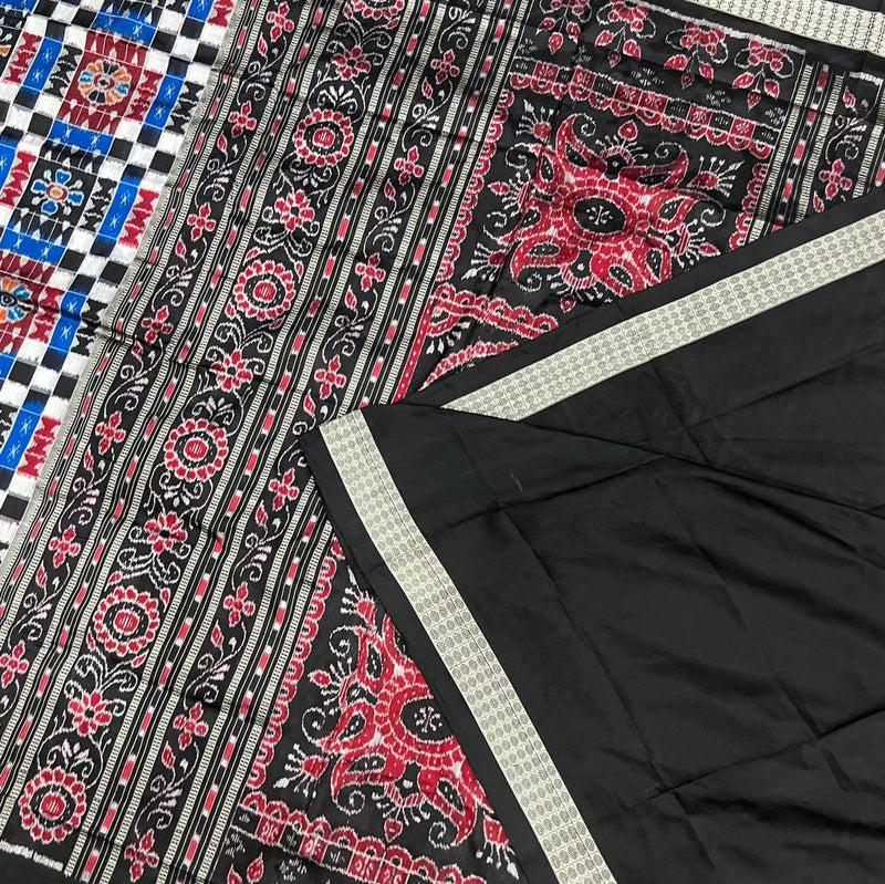 Utkalalakshmi Sambalpuri Double Ikat Silk Saree - Odisha Handloom | Bidyut Fashion House