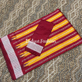 Odisha handloom Bomkai Silk Saree