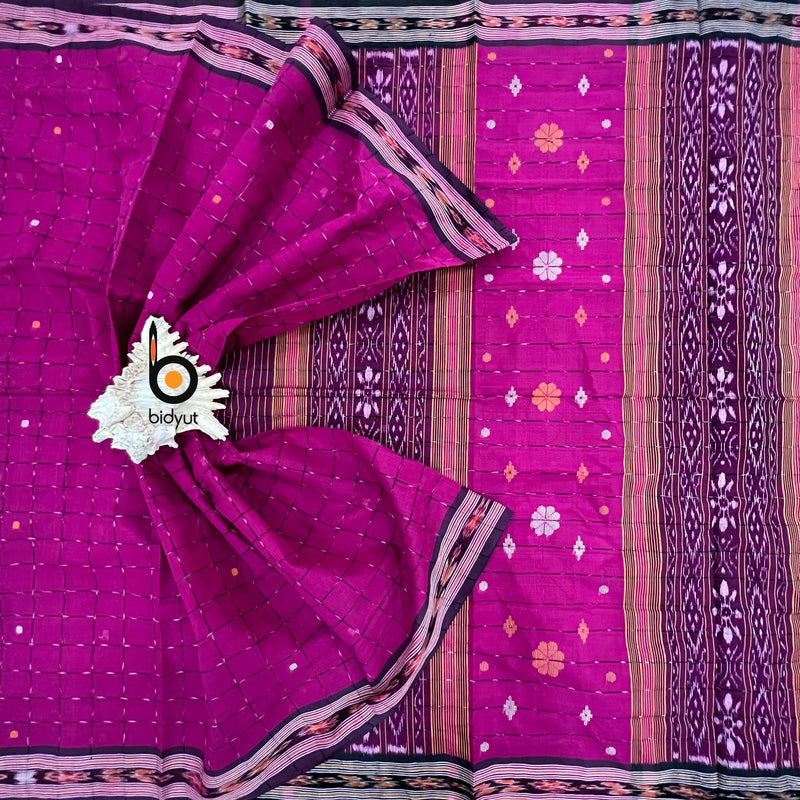 Odisha handloom Suta Luga Ikat Cotton Saree