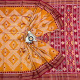Odisha handloom Taraballi Nuapatna | Khandua Ikat Silk Saree