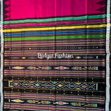 Odisha Handloom Pink color Double Pall Phoda Kumbha Ikat Berhampuri Silk Saree | Bidyut Fashion House