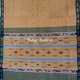 Exquisite Odisha Handloom Yellow color Suta Luga Ikat Cotton Saree - Unveiling the Artistry of Traditional Weaving