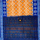  Orange Color Ikat Saree shop now