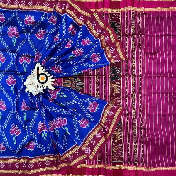 Lotus Motif Handloom Saree