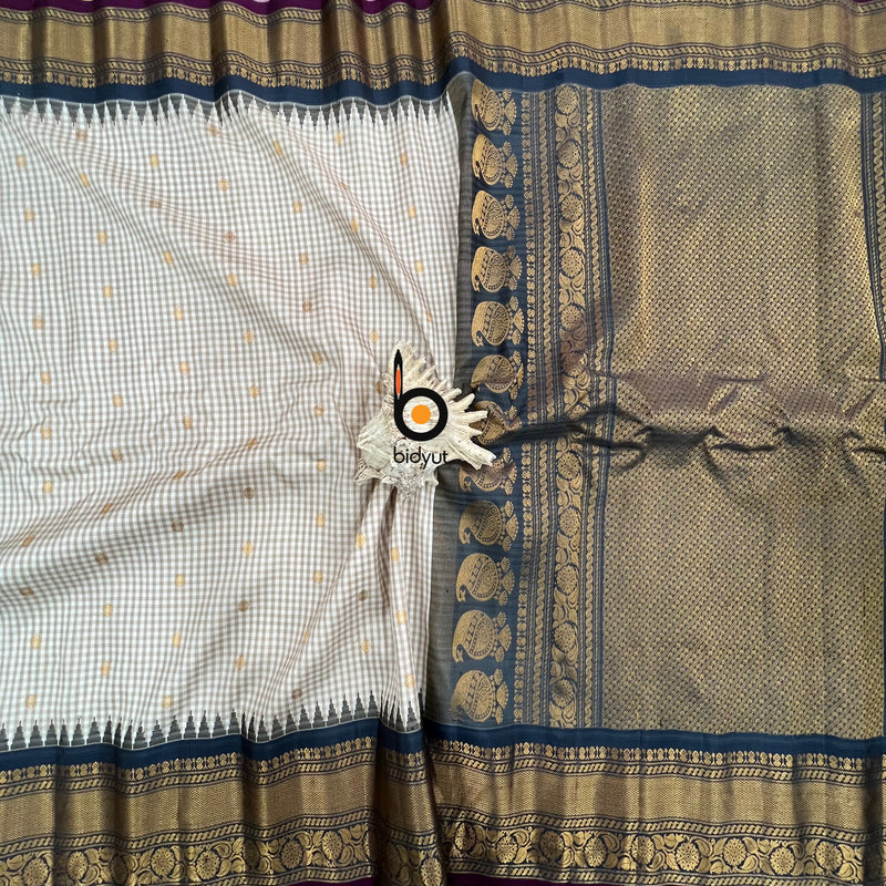 Gadwal handloom Pure Silk Saree