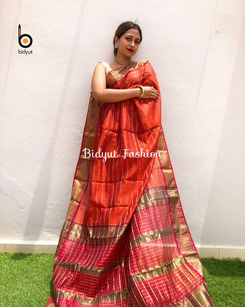 Handloom Maheswari Saree